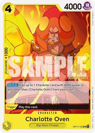 Image of Charlotte Oven (OP17-102) - The World's Strongest Warriors Release Event Cards