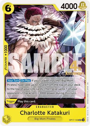 Image of Charlotte Katakuri (OP17-103) - The World's Strongest Warriors Release Event Cards