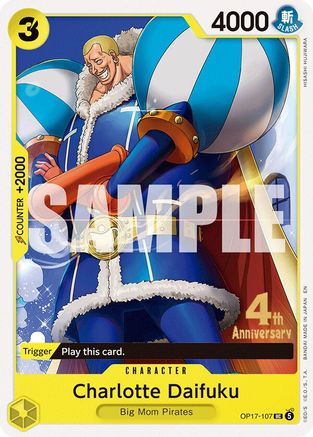 Image of Charlotte Daifuku (OP17-107) - The World's Strongest Warriors Release Event Cards