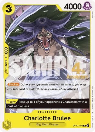 Image of Charlotte Brulee (OP17-108) - The World's Strongest Warriors Release Event Cards