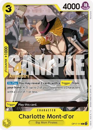 Image of Charlotte Mont-d'or (OP17-111) - The World's Strongest Warriors Release Event Cards