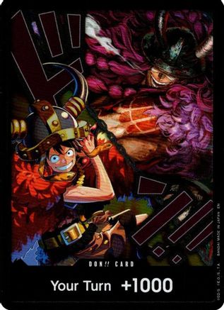 Image of DON!! Card (Alternate Art) (Luffy and Loki) - The World's Strongest Warriors