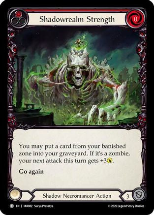 Image of Shadowrealm Strength (IAR082) - Usurp the Shadow Throne Rainbow Foil