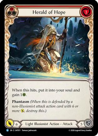 Image of Herald of Hope (Red) (SAT011) - Silver Age: Usurp the Shadow Throne