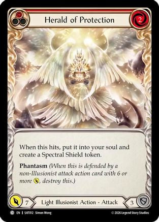 Image of Herald of Protection (Red) (SAT012) - Silver Age: Usurp the Shadow Throne