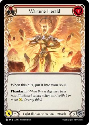 Image of Wartune Herald (Red) (SAT015) - Silver Age: Usurp the Shadow Throne