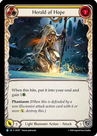 Image of Herald of Hope (Yellow) (SAT017) - Silver Age: Usurp the Shadow Throne