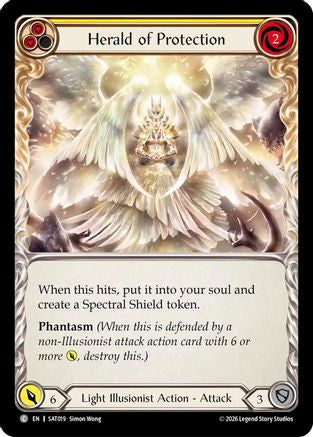 Image of Herald of Protection (Yellow) (SAT019) - Silver Age: Usurp the Shadow Throne