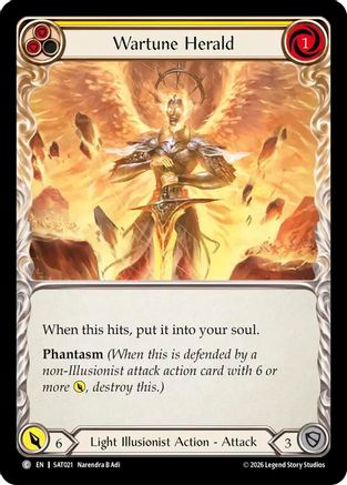 Image of Wartune Herald (Yellow) (SAT021) - Silver Age: Usurp the Shadow Throne