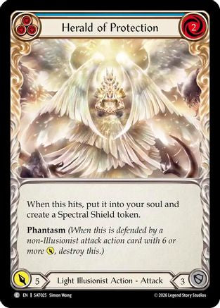 Image of Herald of Protection (Blue) (SAT025) - Silver Age: Usurp the Shadow Throne
