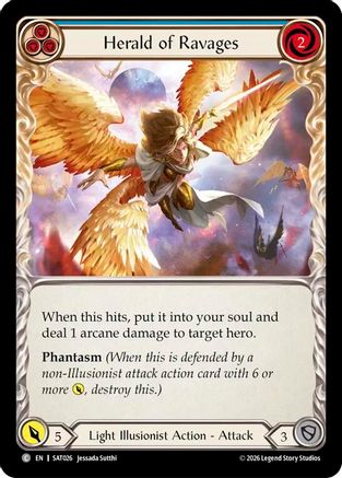 Image of Herald of Ravages (Blue) (SAT026) - Silver Age: Usurp the Shadow Throne