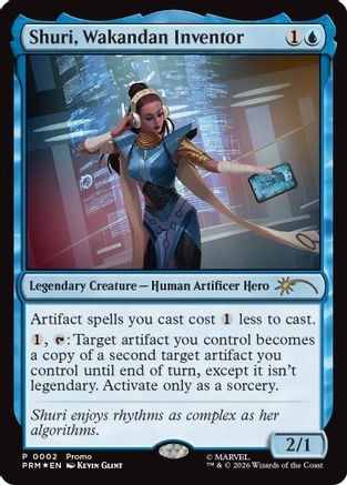 Image of Shuri, Wakandan Inventor (MEDIA-002) - Media Promos Foil