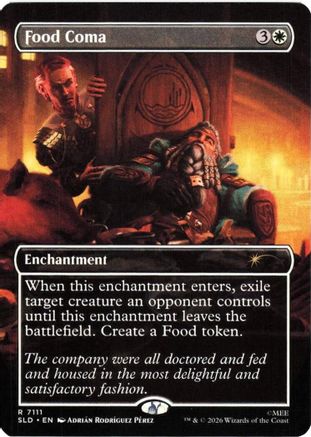 Image of Food Coma (SLD-7111) - Secret Lair Drop Series Foil