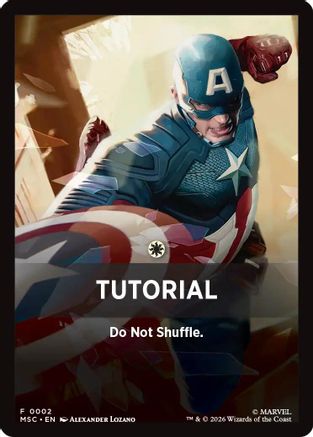 Image of Tutorial Theme Card (0002) (MSC-002) - Commander: Marvel Super Heroes