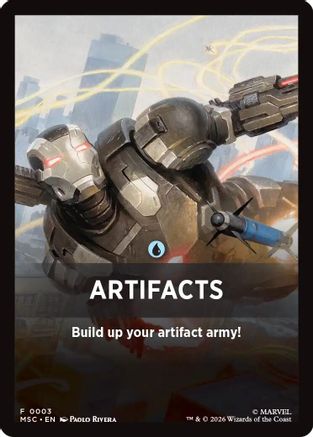 Image of Artifacts Theme Card (MSC-003) - Commander: Marvel Super Heroes