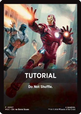 Image of Tutorial Theme Card (0007) (MSC-007) - Commander: Marvel Super Heroes