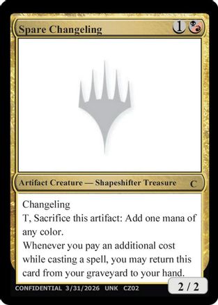 Image of Spare Changeling (UNK-) - Un-Known Event Playtest Cards