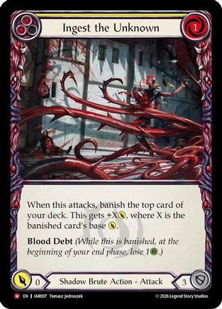 Image of Ingest the Unknown (IAR007) - Usurp the Shadow Throne Rainbow Foil
