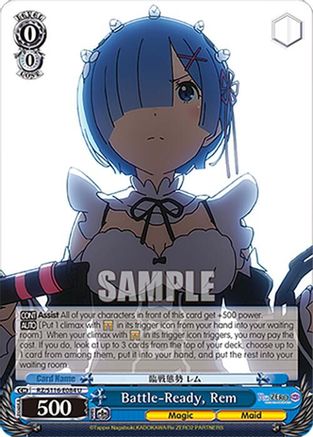Image of Battle-Ready, Rem (RZ/S116-E084) - Re:ZERO -Starting Life in Another World- Vol.3
