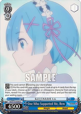 Image of One Who Supported Me, Rem (RZ/S116-E090) - Re:ZERO -Starting Life in Another World- Vol.3