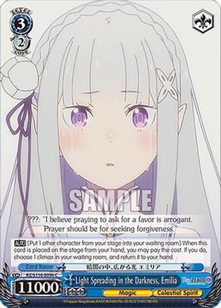 Image of Light Spreading in the Darkness, Emilia (RZ/S116-E096) - Re:ZERO -Starting Life in Another World- Vol.3