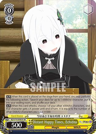 Image of Distant Happy Times, Echidna (SR) (RZ/S116-E003S) - Re:ZERO -Starting Life in Another World- Vol.3