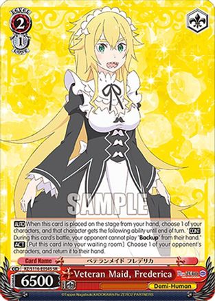 Image of Veteran Maid, Frederica (SR) (RZ/S116-E054S) - Re:ZERO -Starting Life in Another World- Vol.3