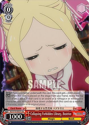 Image of Collapsing Forbidden Library, Beatrice (SR) (RZ/S116-E057S) - Re:ZERO -Starting Life in Another World- Vol.3