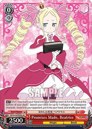 Image of Promises Made, Beatrice (SR) (RZ/S116-E059S) - Re:ZERO -Starting Life in Another World- Vol.3