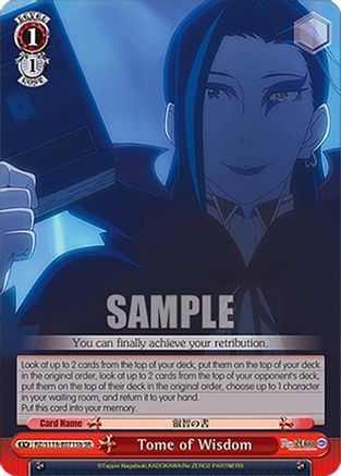 Image of Tome of Wisdom (B) (SR) (RZ/S116-E071Sb) - Re:ZERO -Starting Life in Another World- Vol.3