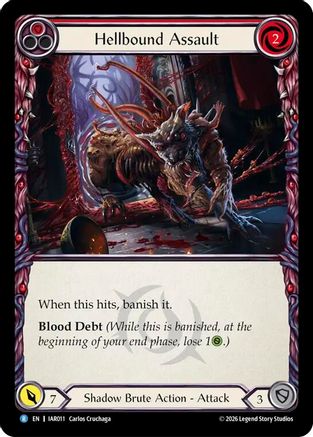 Image of Hellbound Assault (IAR011) - Usurp the Shadow Throne Rainbow Foil