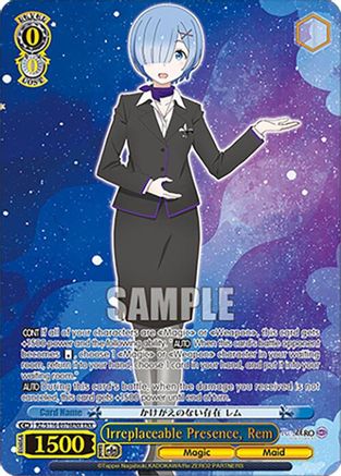 Image of Irreplaceable Presence, Rem (ENX) (RZ/S116-E076ENX) - Re:ZERO -Starting Life in Another World- Vol.3