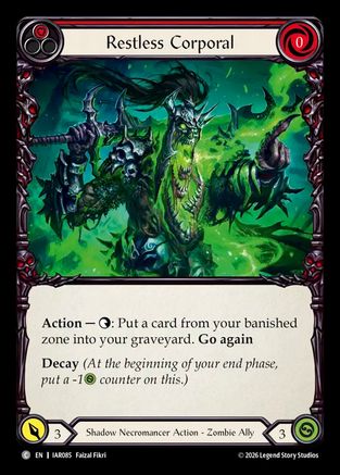 Image of Restless Corporal (IAR085) - Usurp the Shadow Throne