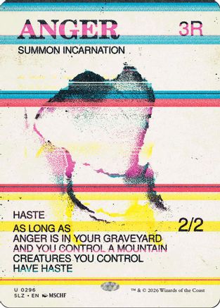 Image of Anger (0296) (SLZ-296) - Secret Lair x MSCHF: The Zeta Set