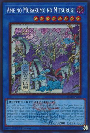 Image of Ame no Murakumo no Mitsurugi (Alternate Art) (26LP-EN021) - Limited Pack World Championship 2026 1st Edition