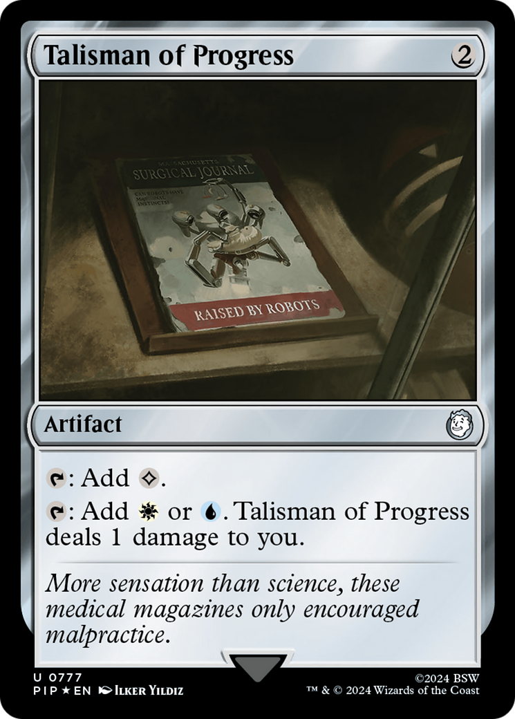 Image of Talisman of Progress (Surge Foil) [Fallout]