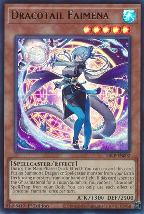 Image of Dracotail Faimena (26LP-EN002) - Limited Pack World Championship 2026 1st Edition