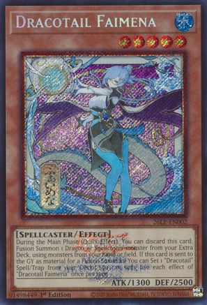 Image of Dracotail Faimena (Alternate Art) (26LP-EN002) - Limited Pack World Championship 2026 1st Edition