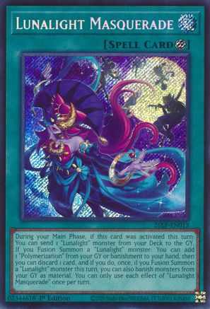 Image of Lunalight Masquerade (Secret Rare) (26LP-EN013) - Limited Pack World Championship 2026 1st Edition