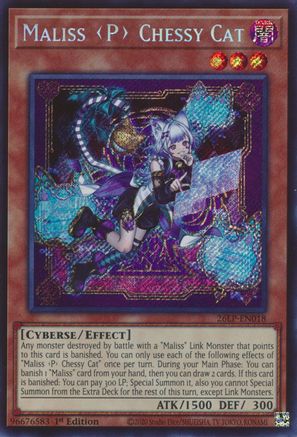 Image of Maliss P Chessy Cat (Secret Rare) (26LP-EN018) - Limited Pack World Championship 2026 1st Edition