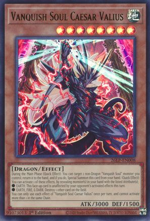 Image of Vanquish Soul Caesar Valius (26LP-EN008) - Limited Pack World Championship 2026 1st Edition
