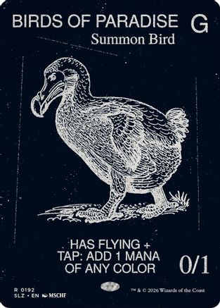 Image of Birds of Paradise (0192) (SLZ-192) - Secret Lair x MSCHF: The Zeta Set