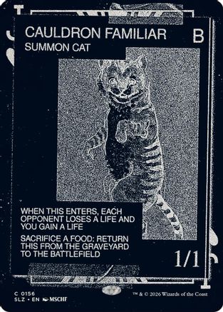 Image of Cauldron Familiar (0156) (SLZ-156) - Secret Lair x MSCHF: The Zeta Set