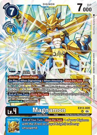 Image of Magnamon (EX13-020) - Chivalrous XIII Foil