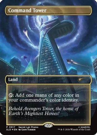 Image of Command Tower (0917) (SLD-917) - Secret Lair Drop Series Foil