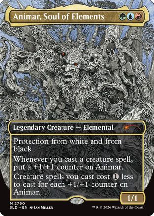 Image of Animar, Soul of Elements (2760) (SLD-2760) - Secret Lair Drop Series