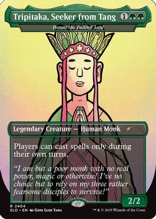 Image of Tripitaka, Seeker from Tang - Dosan the Falling Leaf (SLD-2404) - Secret Lair Drop Series