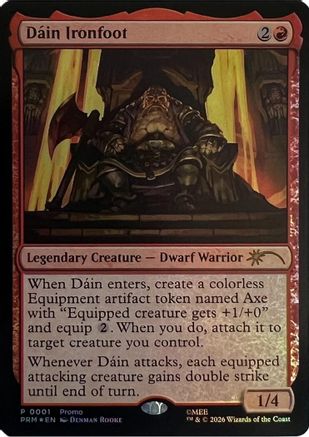 Image of Dain Ironfoot (MEDIA-001) - Media Promos Foil