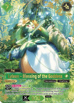 Image of Lyleen - Blessing of the Goddess (SSP) (EBP01-049SSP) - BP01 Dawn of Palpagos Foil