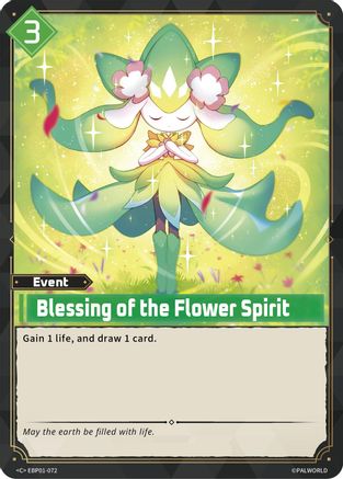 Image of Blessing of the Flower Spirit (EBP01-072) - BP01 Dawn of Palpagos